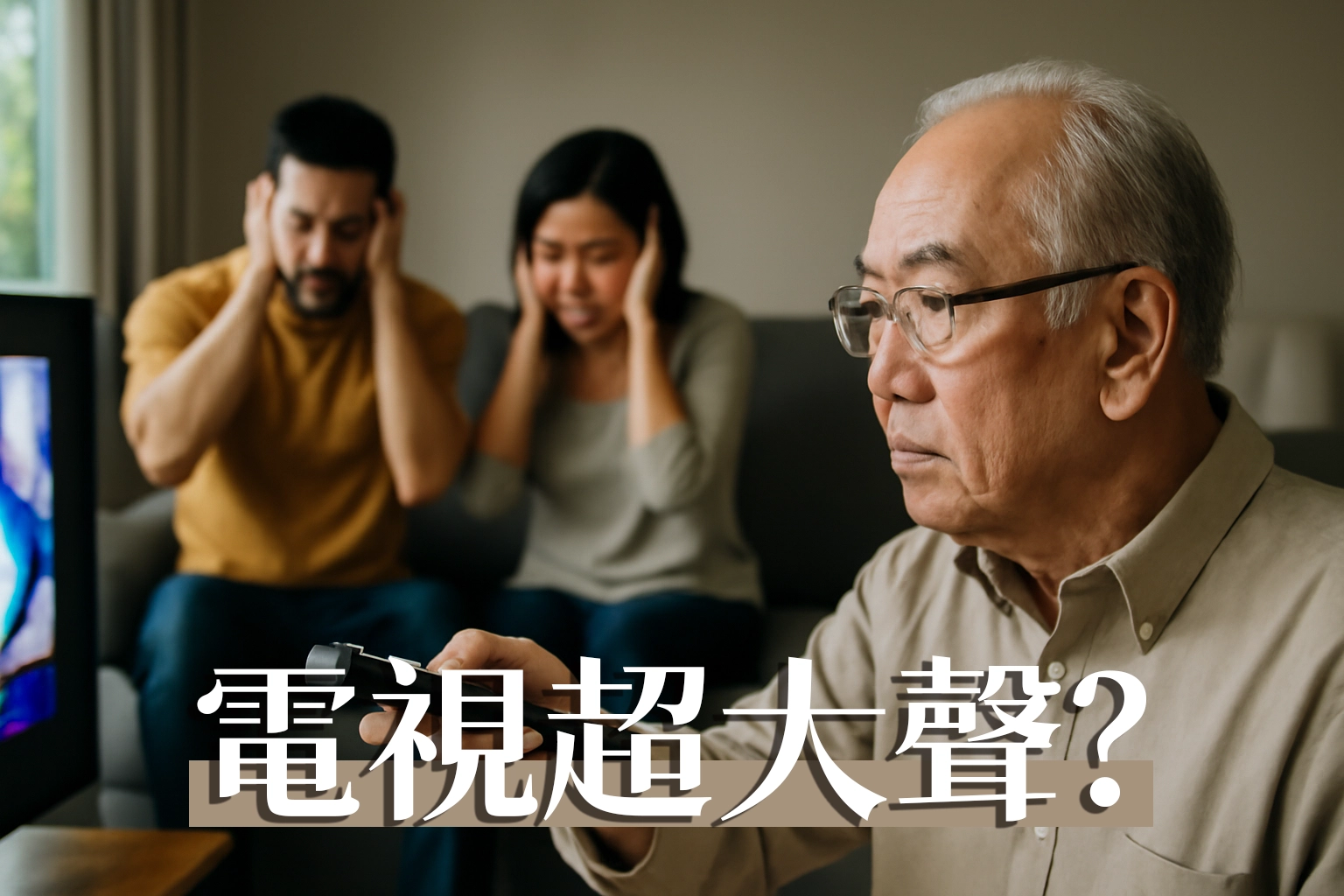 看電視太大聲